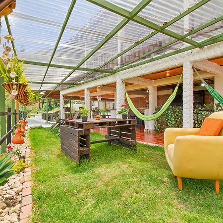 Cabana Tipo Glamping Savieza Life Experience Nemocon ภายนอก รูปภาพ